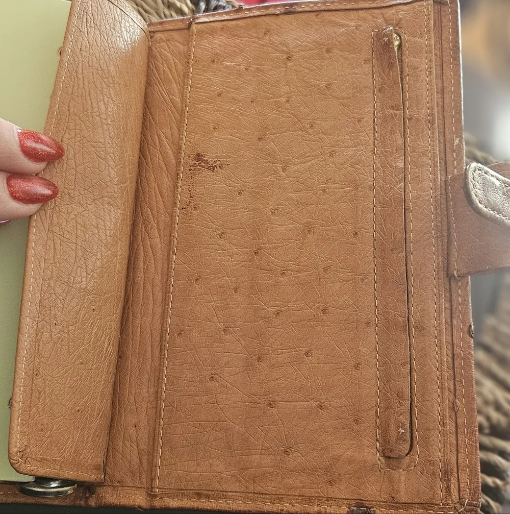 Filofax Buttercup Ostrich Planner *RARE*